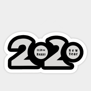 Happy New Year 2020 Sticker